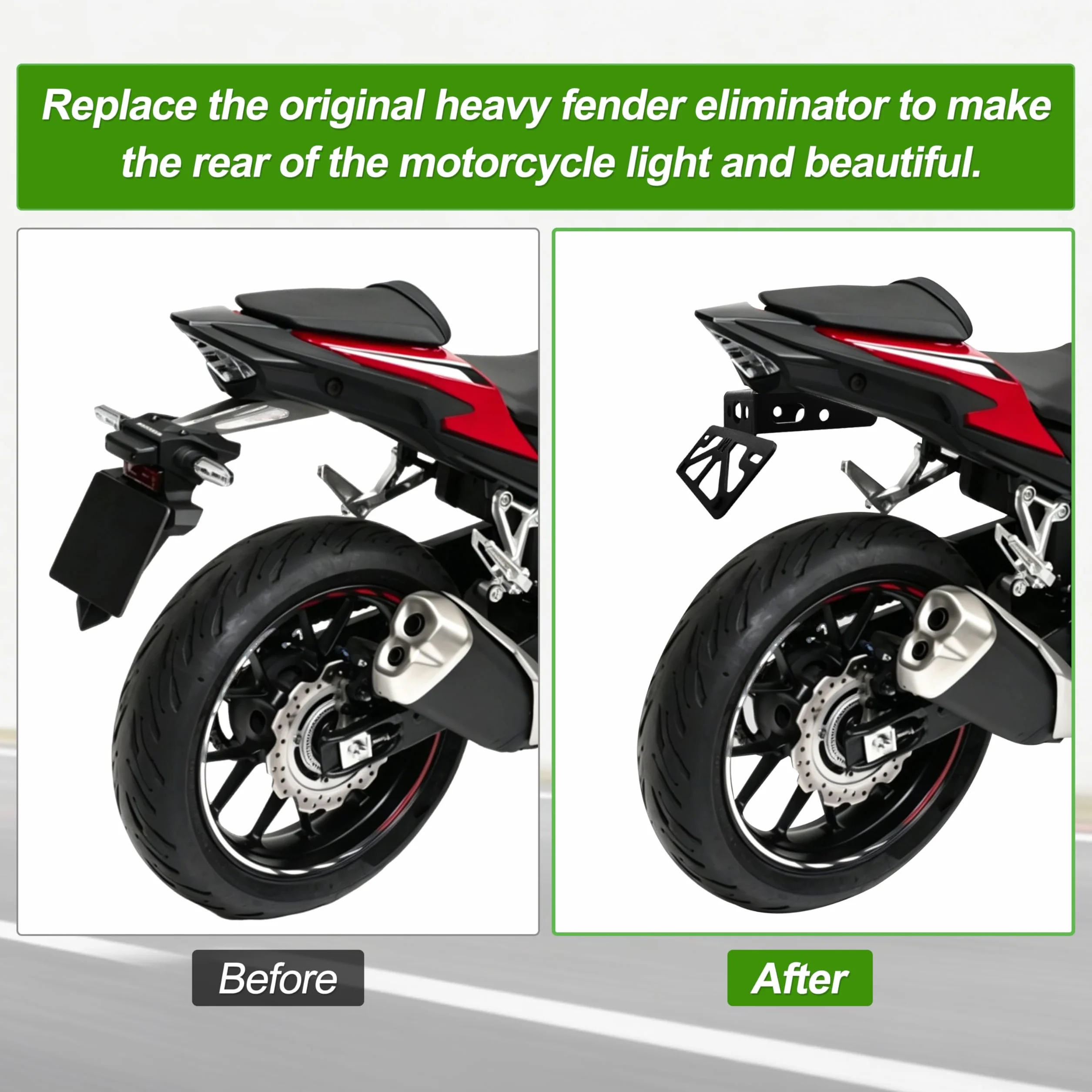VM-H510 zestaw do eliminacji błotników dla Honda CBR500R CB500F 2016+
