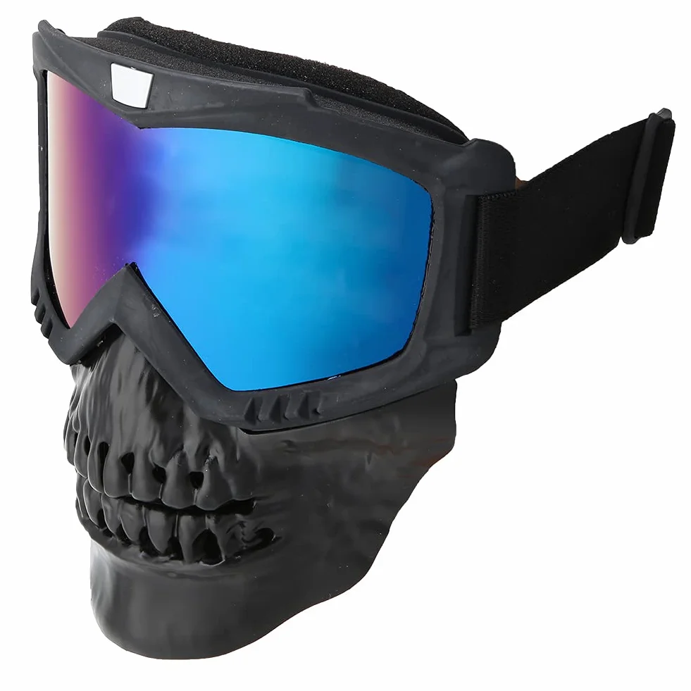 Demeras Okulary motocyklowe Motocross Maska Zdejmowana na Twarz ATV