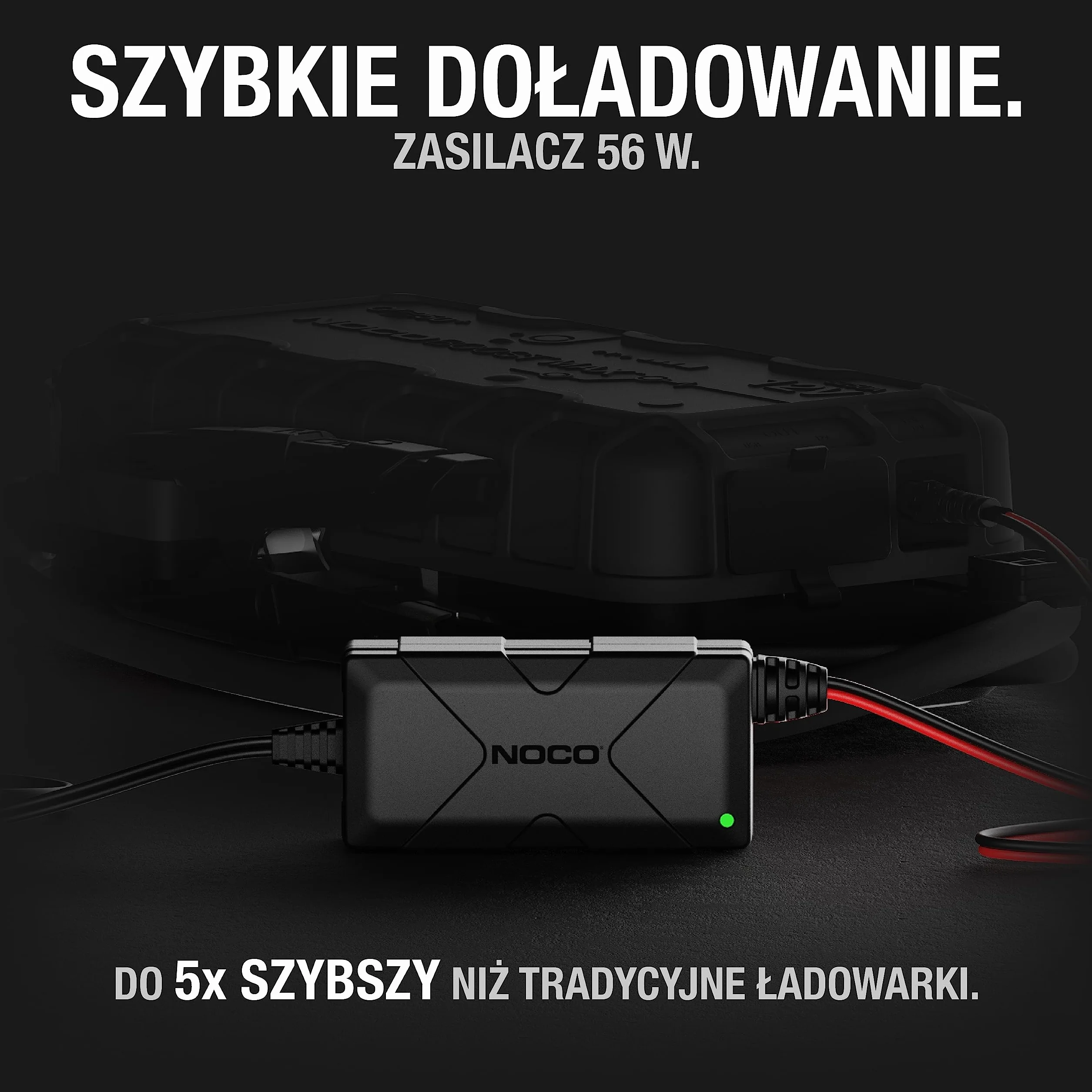 NOCO XGC4 56 W zasilacz do GB70 GB150 GB500 Boost UltraSafe litowy rozrusznik