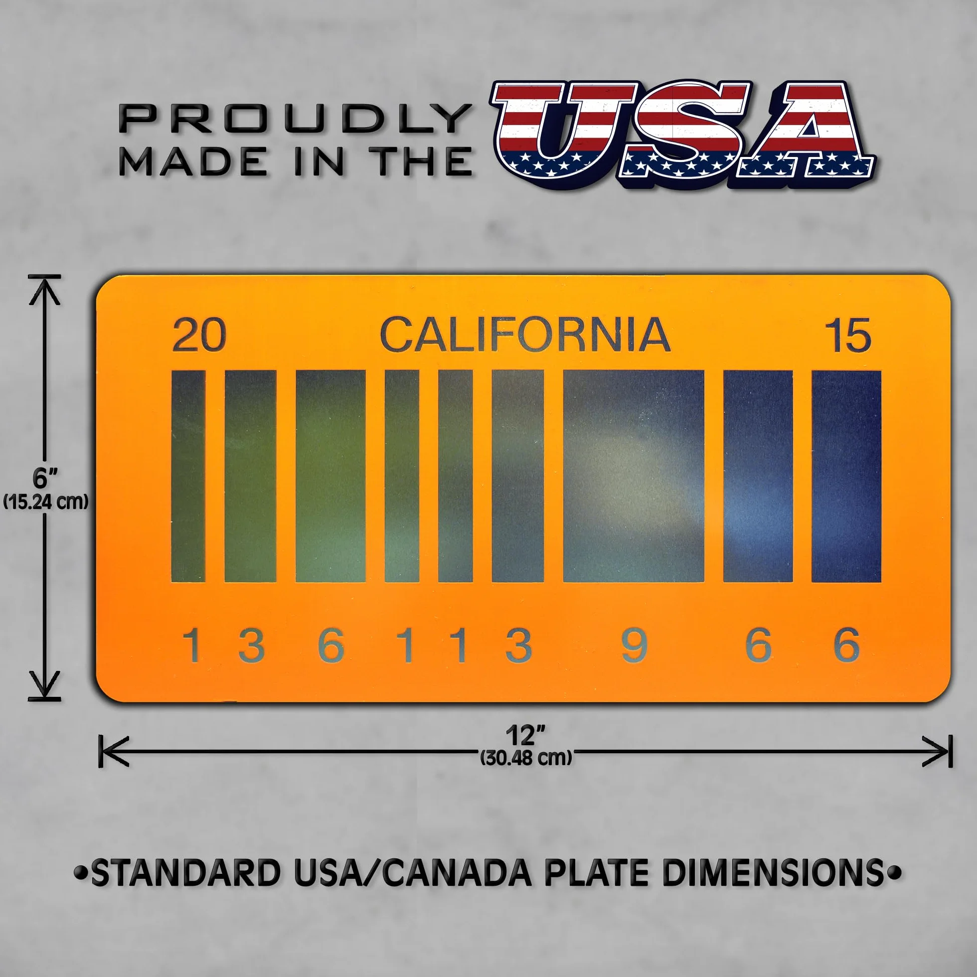 Back to The Future 2 2015 Metal License Plate