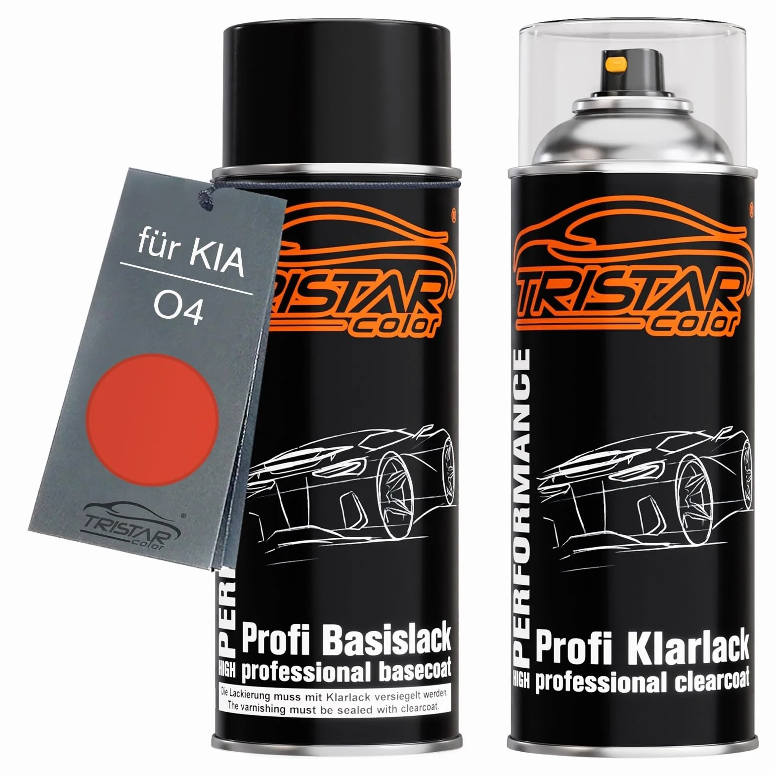 TRISTARcolor Lakier samochodowy dla KIA O4 Mars Red Metallic/Bolagnarot Metallic 400ml