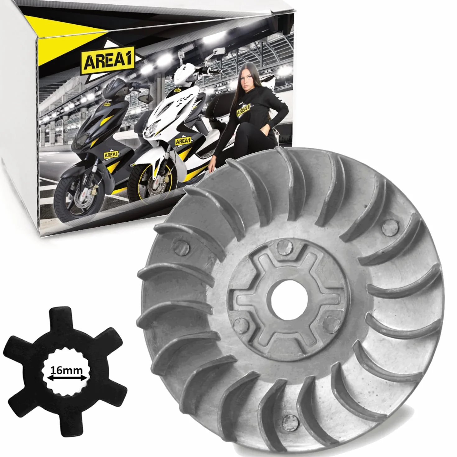 Variomatik z paskiem klinowym 50 cm³ 2-suwowy skuter kompatybilny Benero Forstinger Longija Motobi Motowell TNT Motor