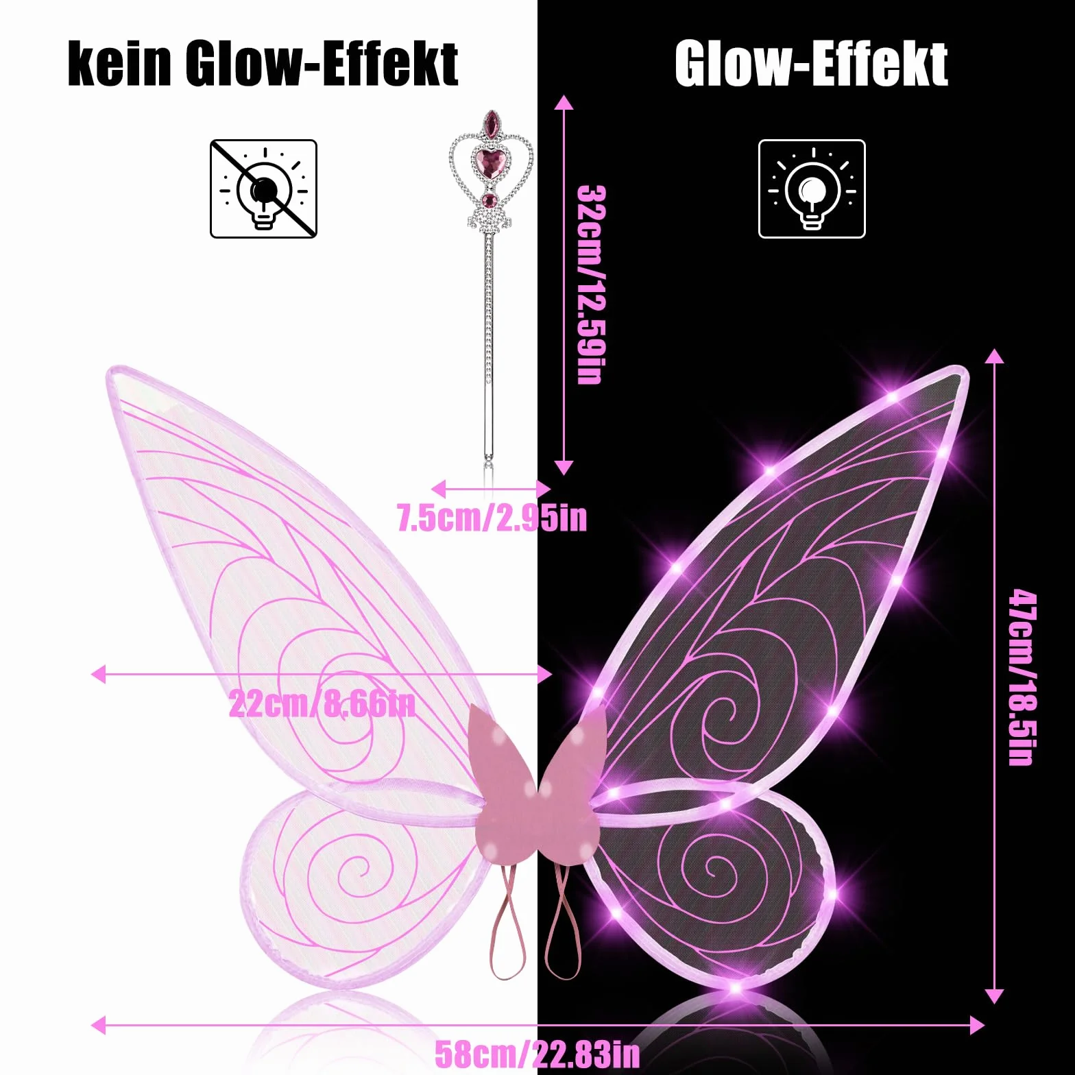 Świecące skrzydła motyla, Rosa, m