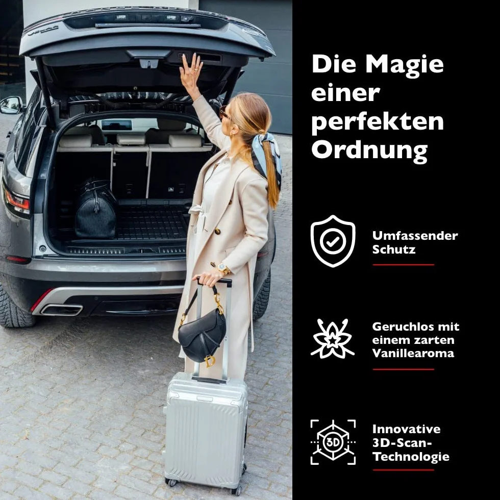 FROGUM ProLine 3D gumowa ekskluzywna mata do bagażnika dopasowana do BMW Seria 1 F40 od 2019 | Wygodny organizer | Najwyższe ranty