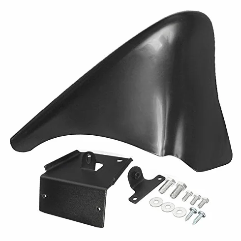 Viviance przedni spojler z ochrona podbródka czarny dla Harley Davidson XL Sportster 883 1200