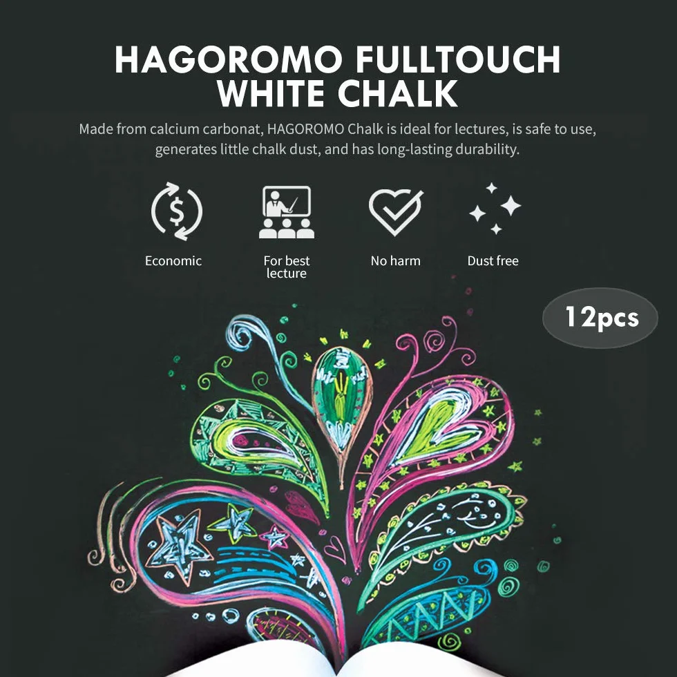 Hagoromo Fulltouch-Kreide (Päckchen) 1 Kasten (12pcs) Weiß