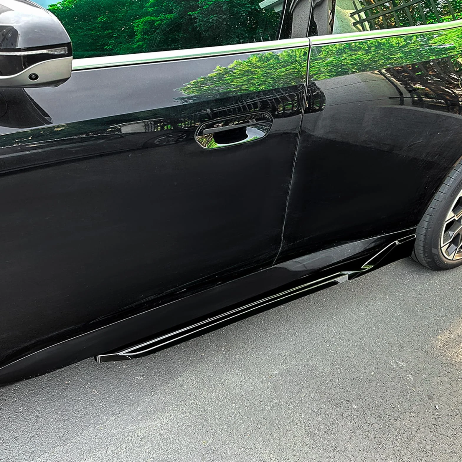 Przedłużenie listwy bocznej do BMW X3 G45 G48 M Sport 2024-2025 czarny