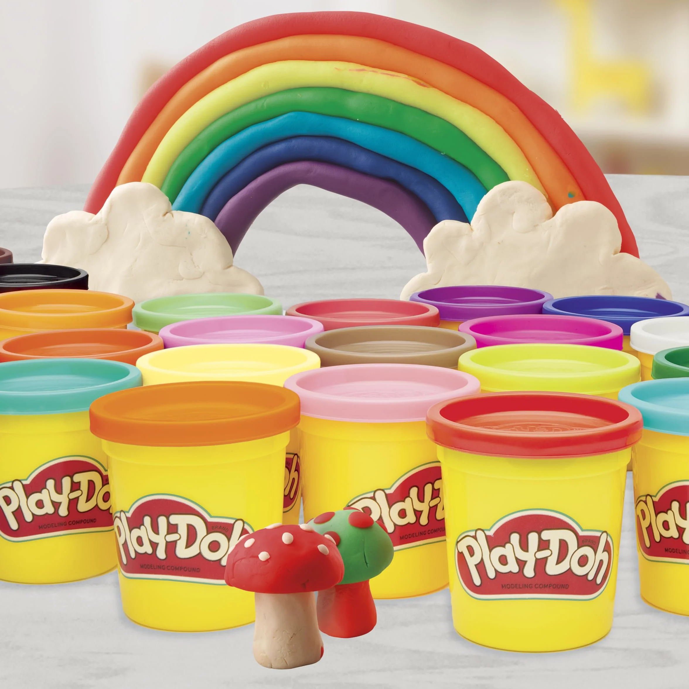 Play-Doh 20 tub z kolorową ciastoliną
