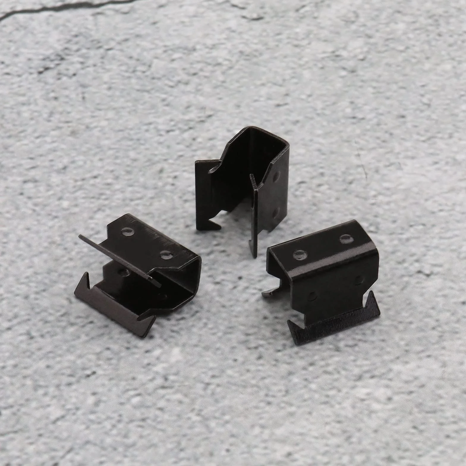6 sztuk klipsów do paneli osłony komory silnika kompatybilne z Ford Focus MK2 1329640 z przodu poniżej przedniej szyby, kolor metalowy czarny, części wnętrza pojazdu, części zamienne