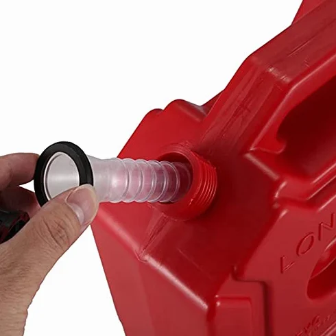 1 zestaw zbiorników paliwa 5 l, plastikowe puszki na benzynę do montażu samochodowego, kanister na benzynę motocyklową, kanister na gaz, pojemnik na olej, paliwo