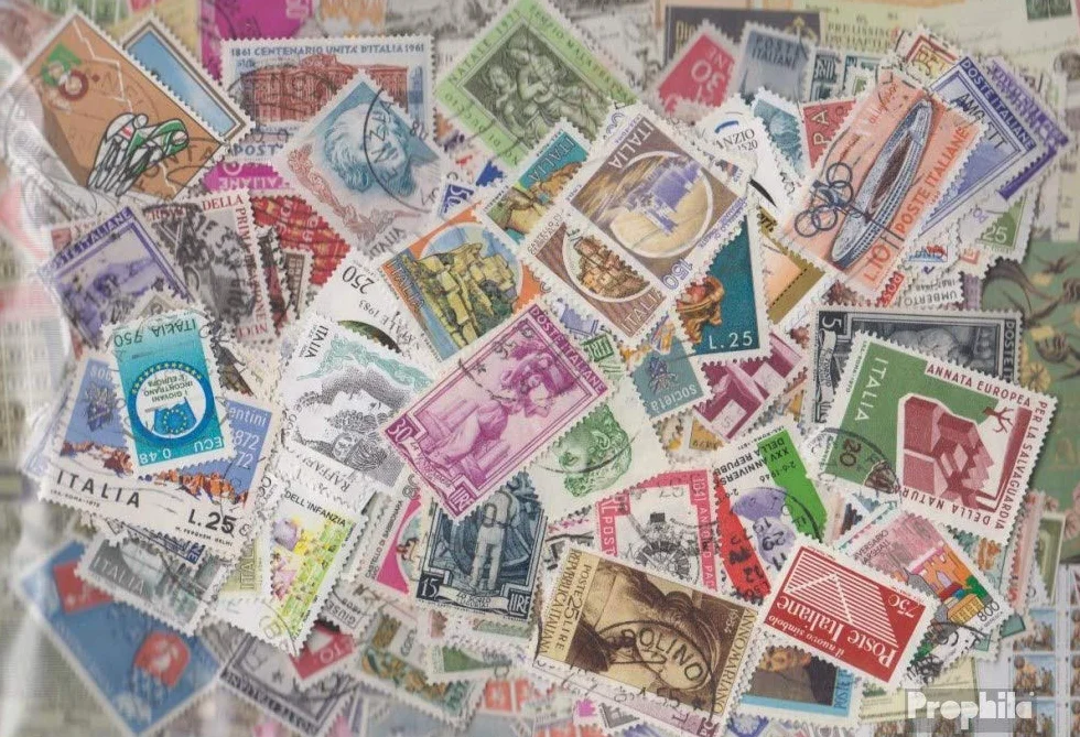 Prophila Collection Włochy 200 różnych znaczków specjalnych i dużych formatów (znaczki pocztowe dla kolekcjonerów)