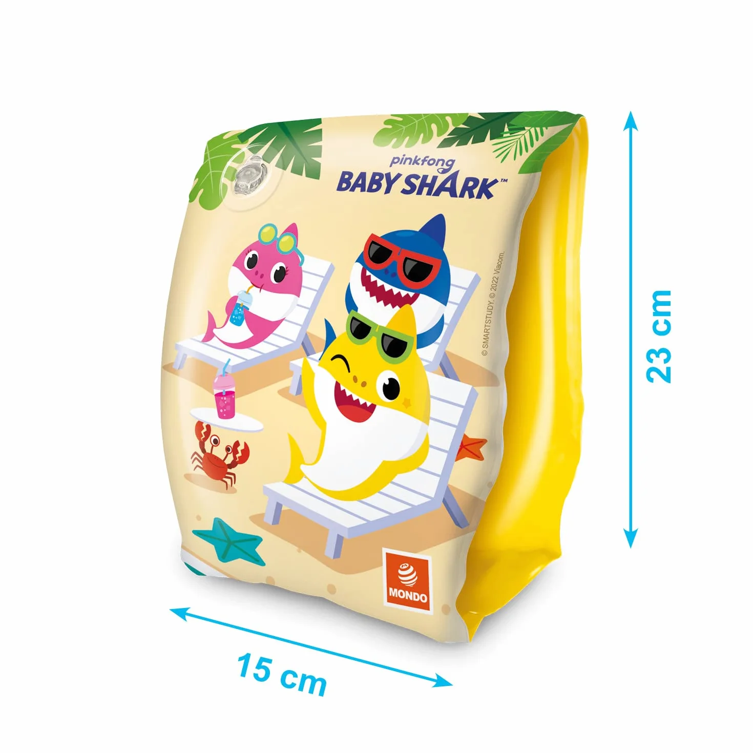 ARM BANDS BABY SHARK - Mondo Toys - Baby Shark - Gry wodne dla dzieci