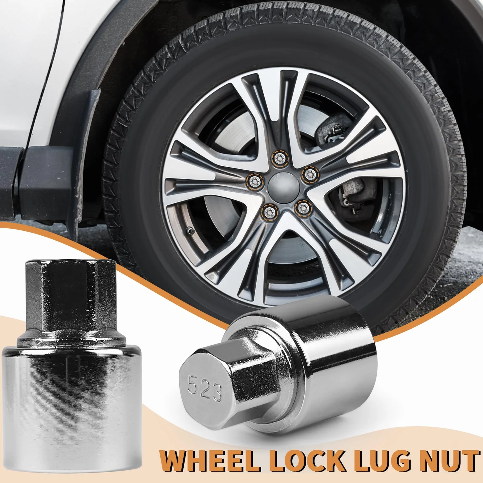LALAGO Adapter zamka obręczy 523 do VW, stal 42CrMo