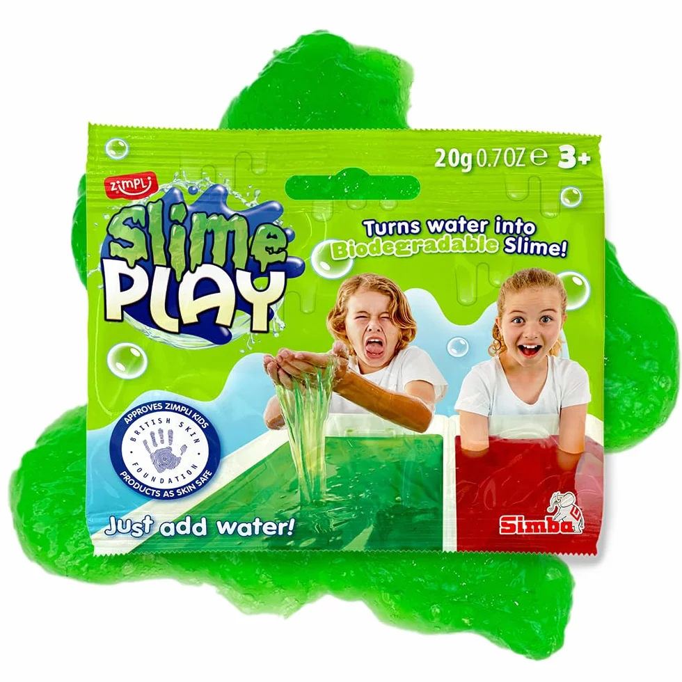 ZIMPLI - Slime Powder, wystarczy dodać wodę, aby stworzyć nawet litr gęstego, kleistego slime, wyprodukowano w Wielkiej Brytanii, świetna cena, mnóstwo zabawy