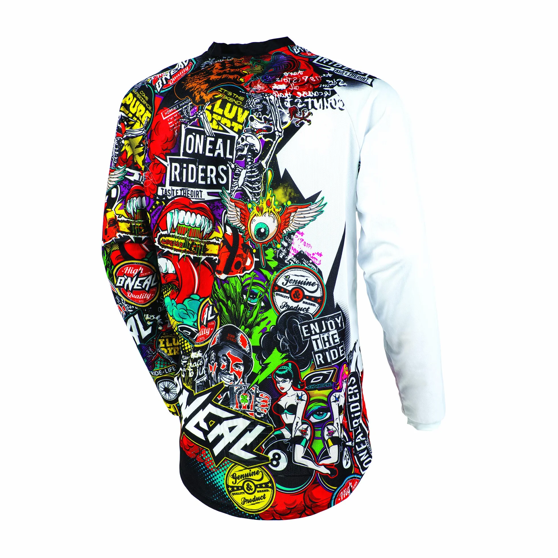O'NEAL Mayhem Jersey Crank Koszulka motocrossowa z długim rękawem Black/Multi