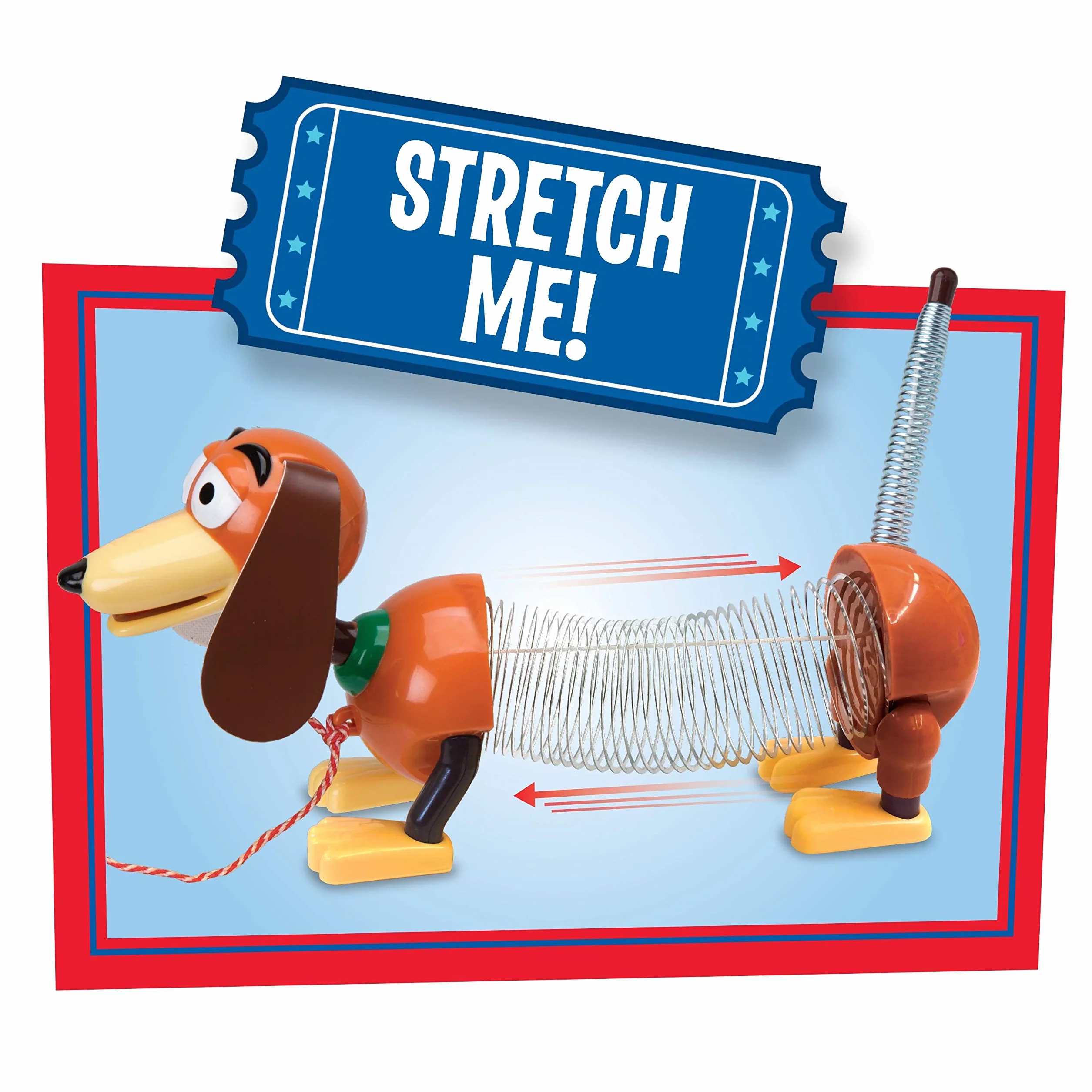 Disney•Pixar's Toy Story Slinky Dog Pull Toy, Walking Spring Toy for Boys and Girls