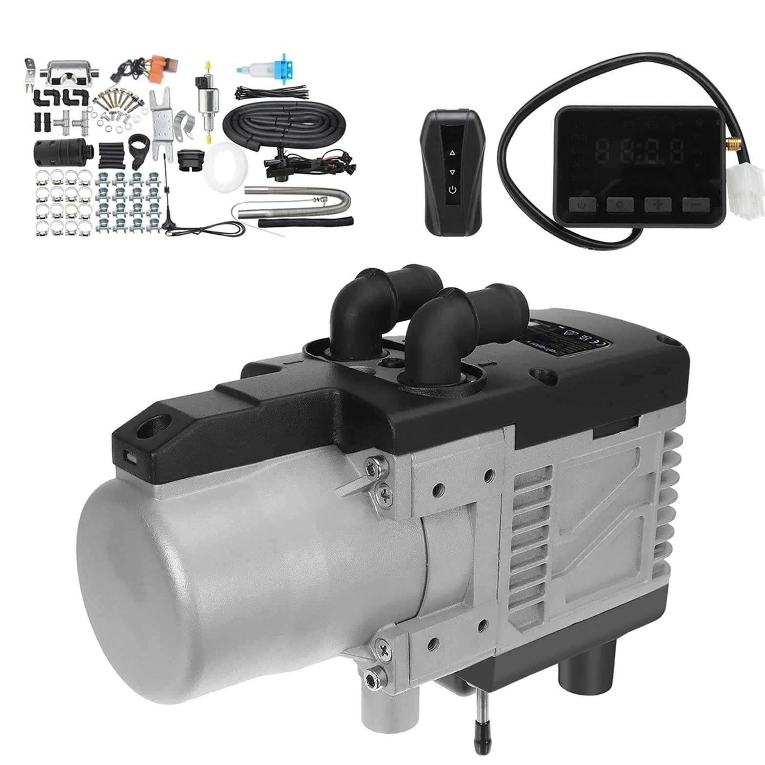 Nagrzewnica postojowa Samochodowy Podgrzewacz Wody Diesel 12 V 5 KW, Pilot Zdalnego Sterowania Z Pompą Wody, Podgrzewacz Postojowy Diesel, Podgrzewacz Samochodowy nagrzewnica powietrza