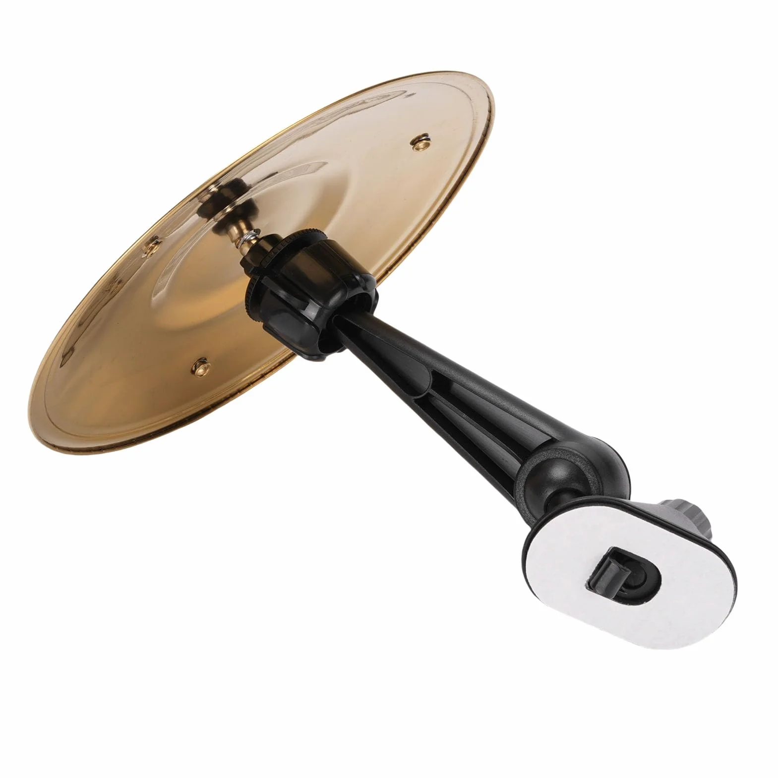 Mini Car Cymbal Toy for Air Vent, Zabawne Akcesorium na deskę rozdzielczą z Efektem Dźwięku Bębna, Nowatorski Wystrój Pojazdów dla Miłośników Muzyki, Fajny dla Kierowców, (Złoto)