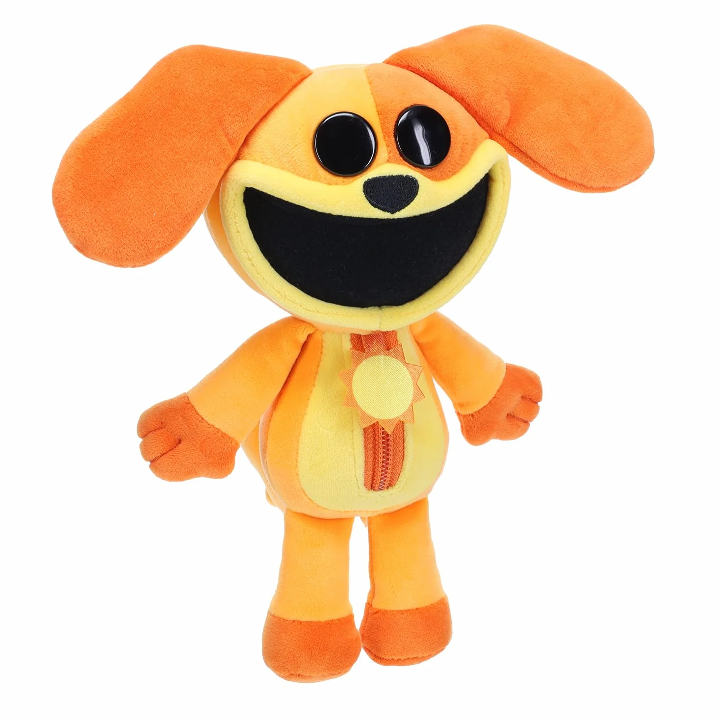 Poppy Playtime Plusz kolekcjonerski - seria 3 - Dogday, pomarańczowy/wieczorny czerwony ze wzorem zygzakowatym (Sunset Chevron)