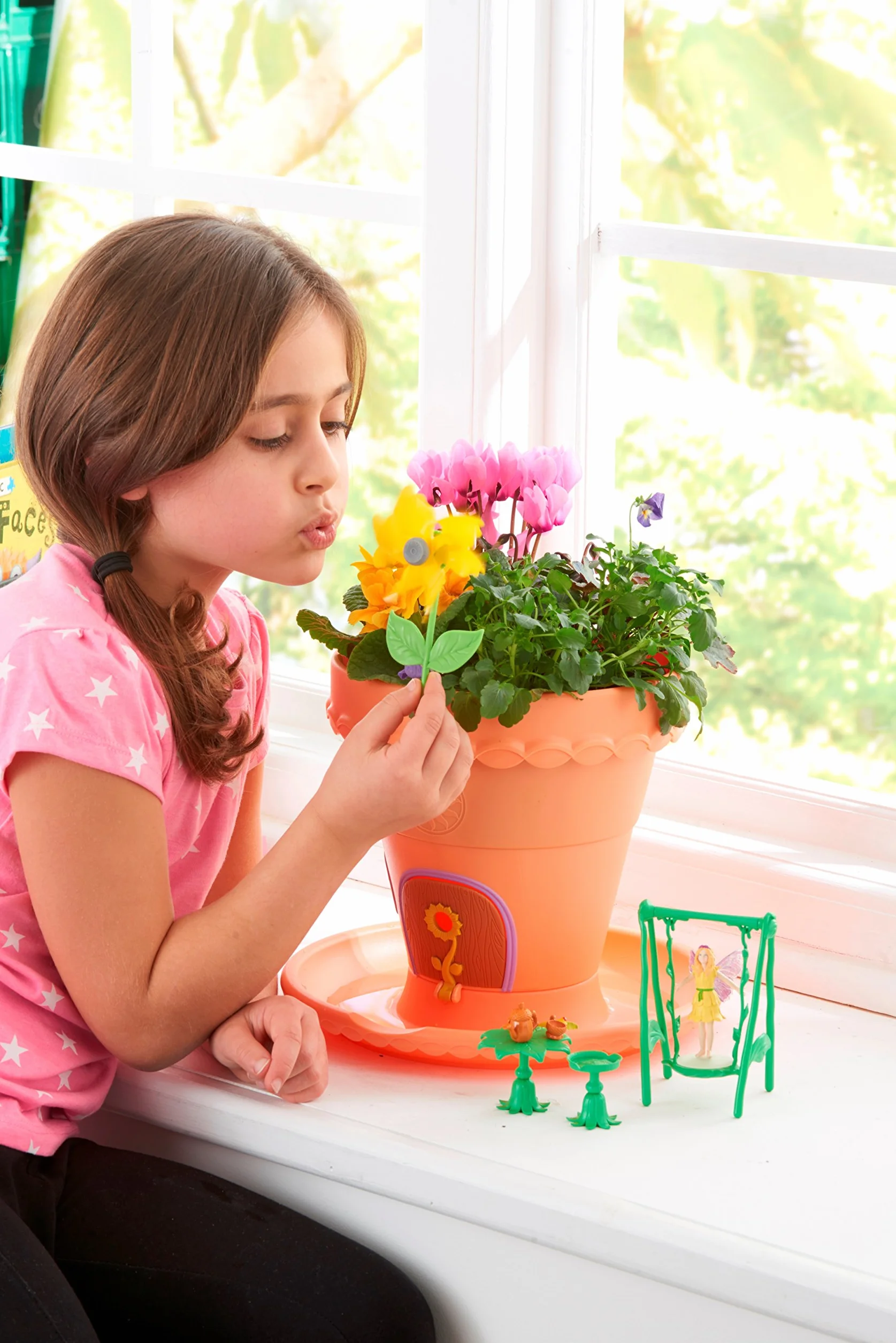 My Fairy Garden Zestaw zabawek, ogród do samodzielnego sadzenia i zabawy, magiczny ogród morski dla dzieci w wieku od 4 lat, w zestawie z nasionami trawy, kreatywny zestaw dla dziewcząt, zabawka dla małych dzieci