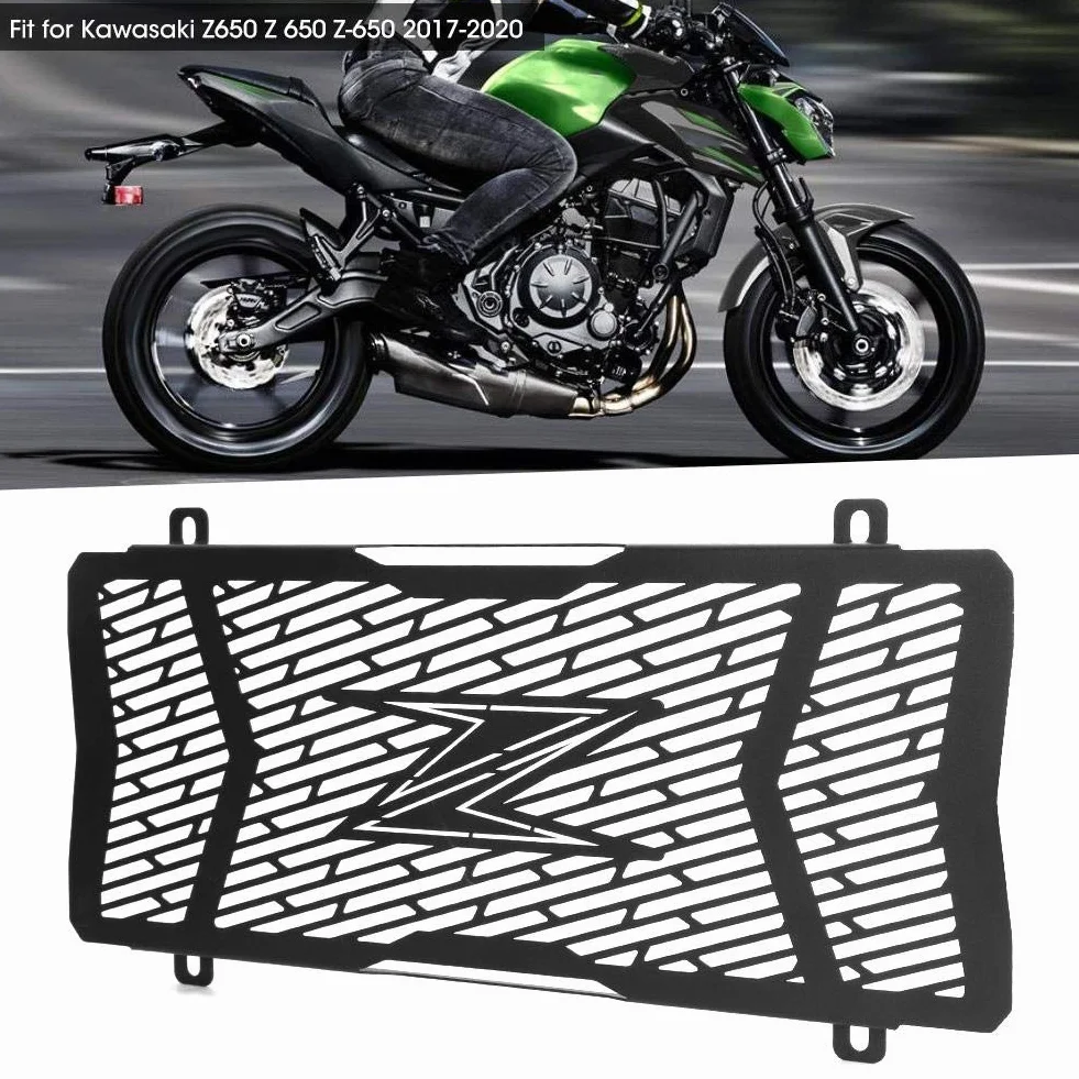 Koulate Stalowa Kratka Chłodnicy Osłona Grilla Motocykla dla Kawasaki Z650 2017-2020