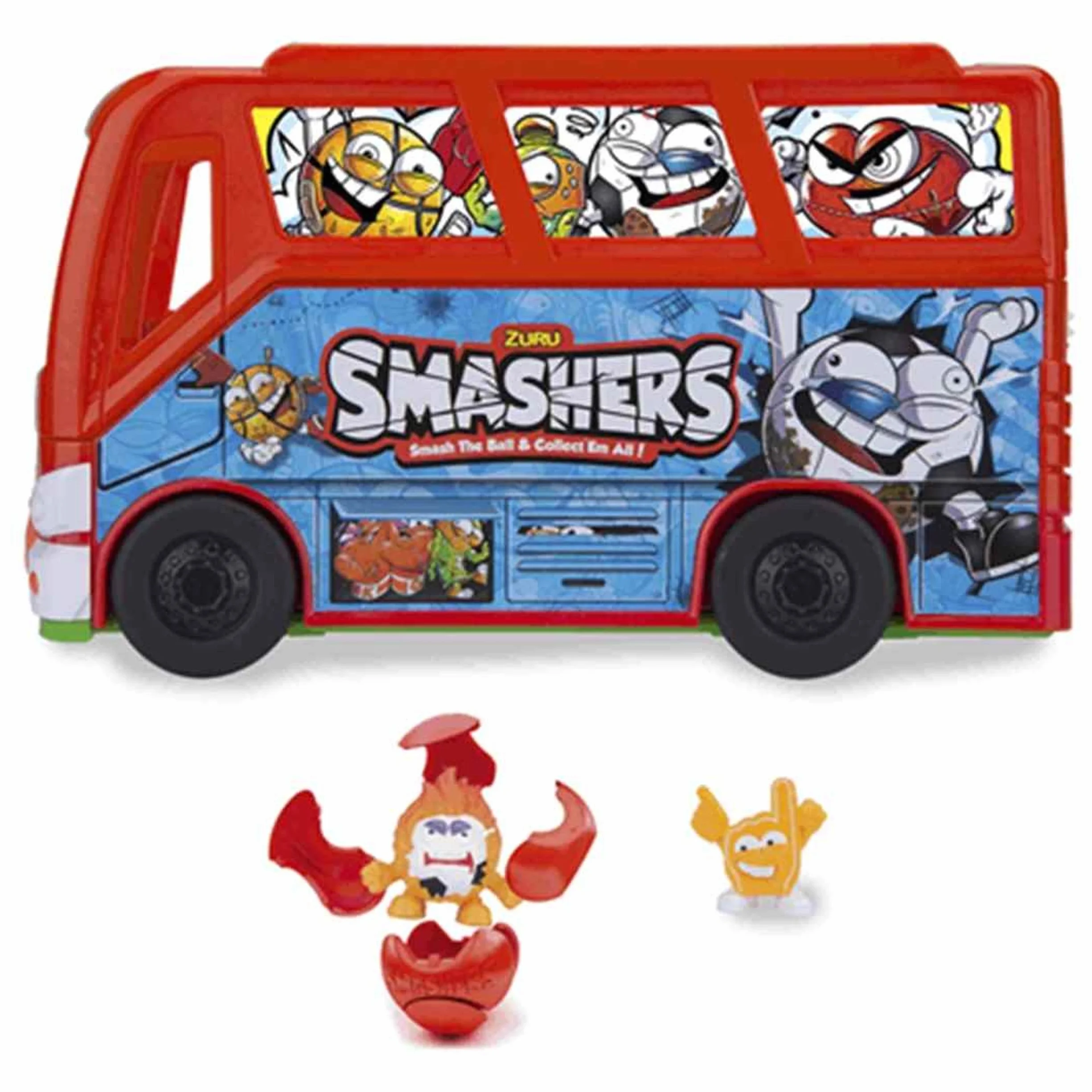 Smashers - Piłka nożna Bus z 2 figurkami, Football (sławna 700014384)