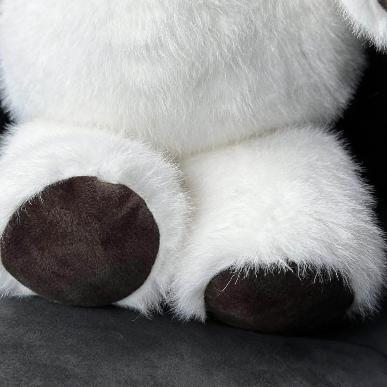 Cute Huggables Cow, Soft Stuffed Animal, 17.7inch Plush Toy with Fuzzy Texture, Resilient Cotton Cattle Doll, Adorable Figure with Realistic Style, Nursery Toy for Boys Girls and Bedroom