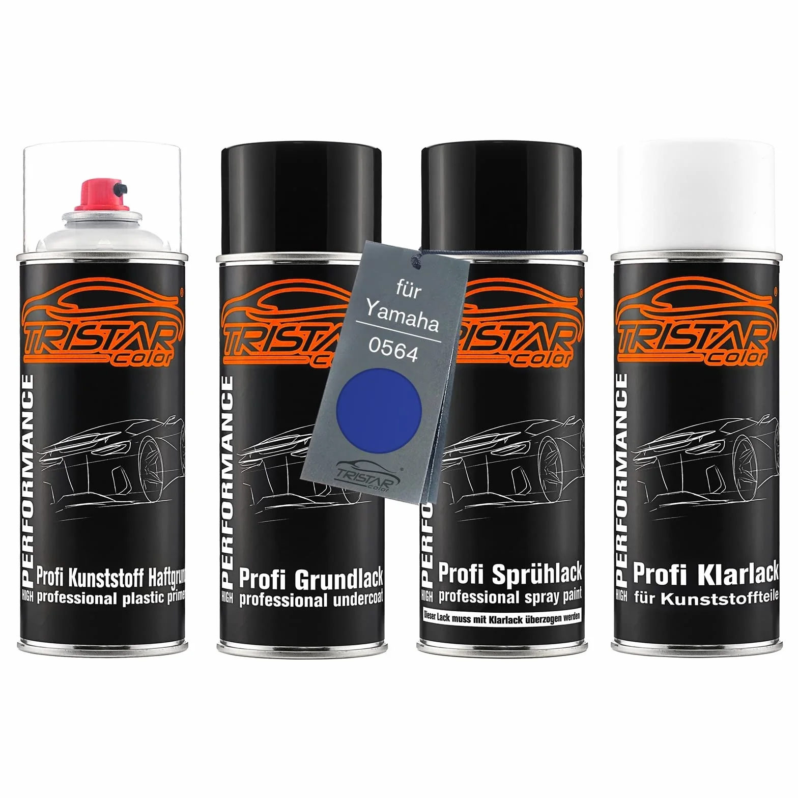 TRISTARcolor Zestaw w sprayu Lakier do motocykli Yamaha 0564 Deep Purplish Blue Perl