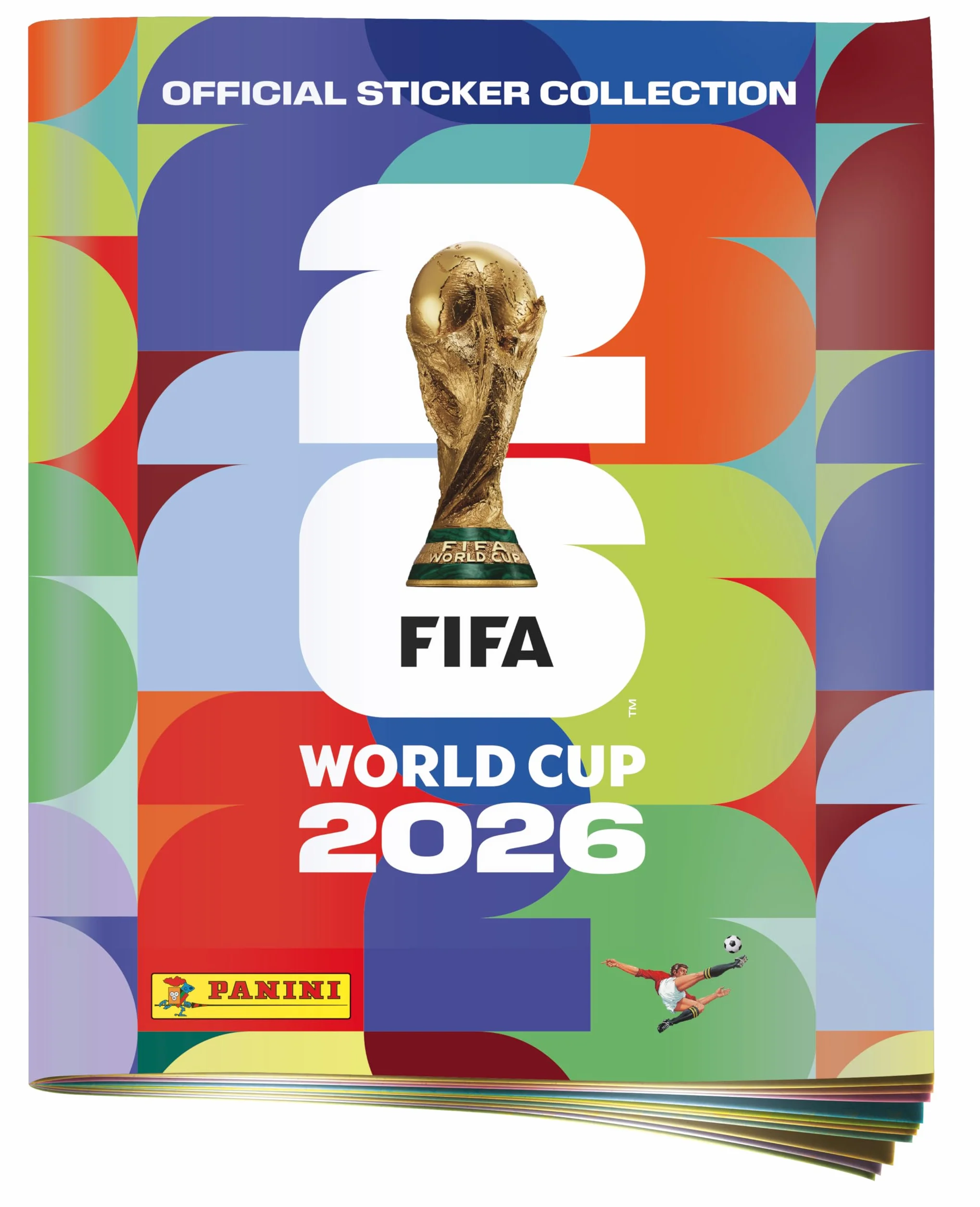 Panini FIFA World Cup 2026 album z naklejkami, wielokolorowy