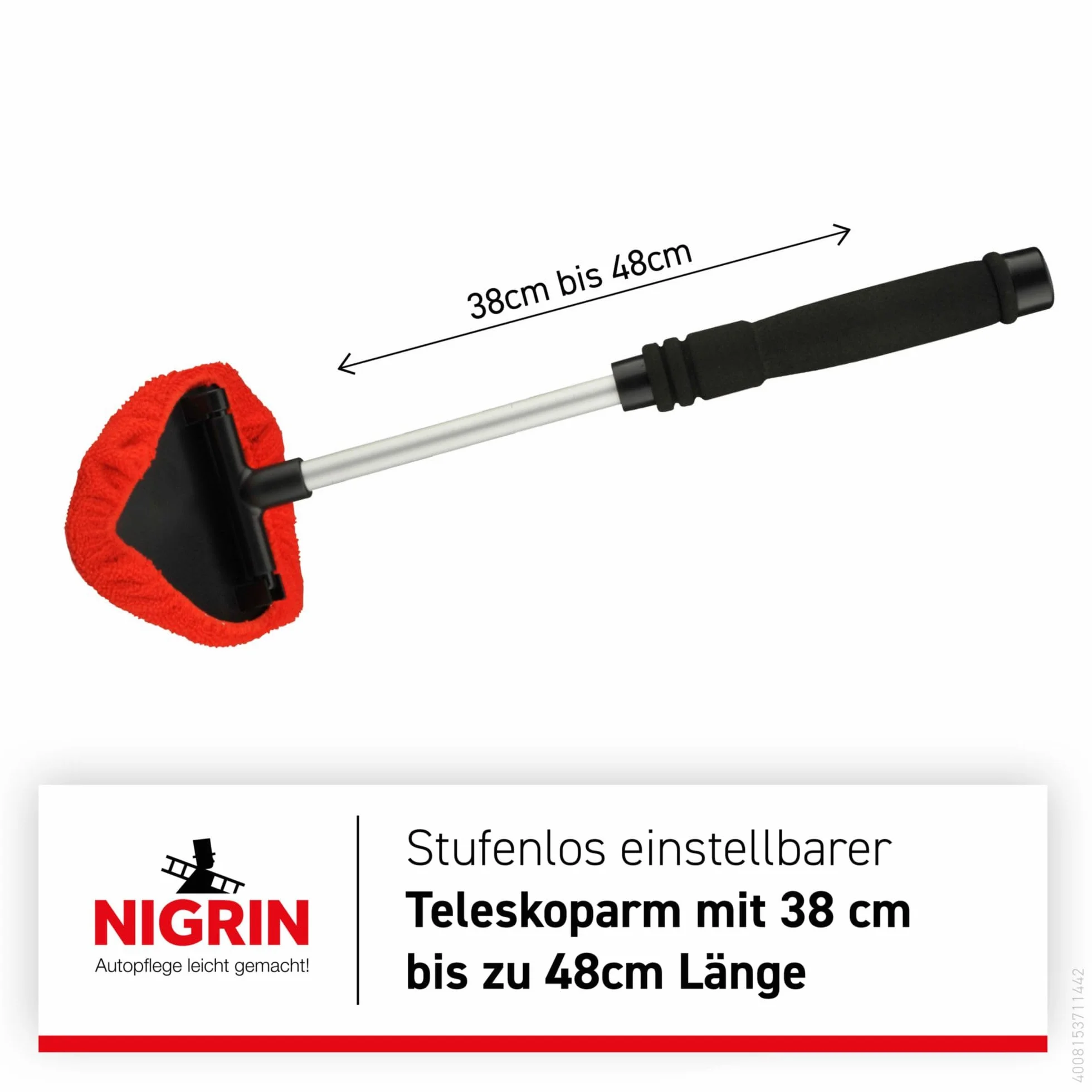 Nigrin 71144 Teleskopowa Myjka Do Szyb Wewnętrznych