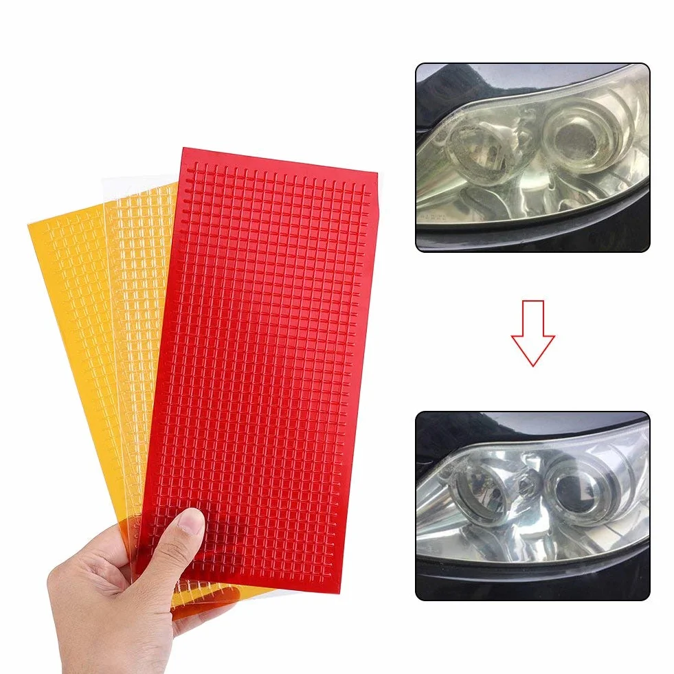 KIMISS 3PCS Lens Car Lights Repair Film Kit di riparazione incrinature fari fanale posteriore