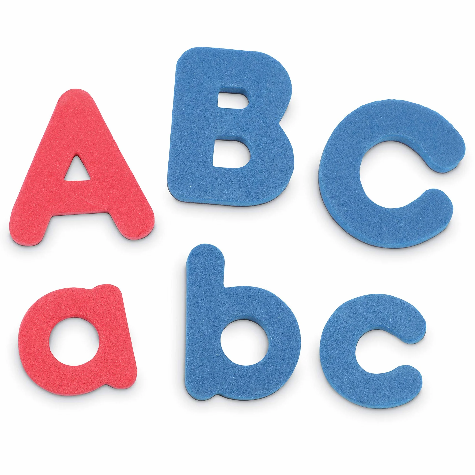 Learning Resources Miekki Piana Magnetyczny Duze litery oraz Male Uczenie sie Listy 104-Kawałek Zestaw, Niebieski/Czerwony