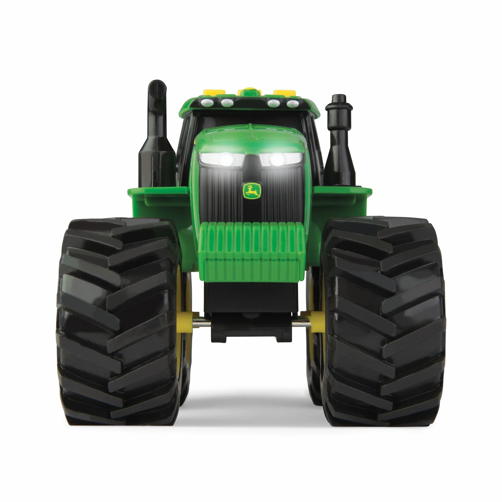 John Deere 46656 Traktor, Monster Treads ze światłem i dźwiękiem w kolorze zielonym, zabawkowy traktor z efektami świetlnymi i dźwiękowymi, do zabawy i kolekcjonowania, prezent dla dzieci, zabawka dla