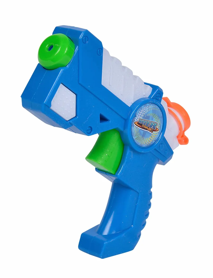 Simba 107276035 - Waterzone Nano Blaster, pistolet na wodę, mechanizm spustowy, 15 cm, pojemność zbiornika 100 ml, zasięg 4 m, od 3 lat