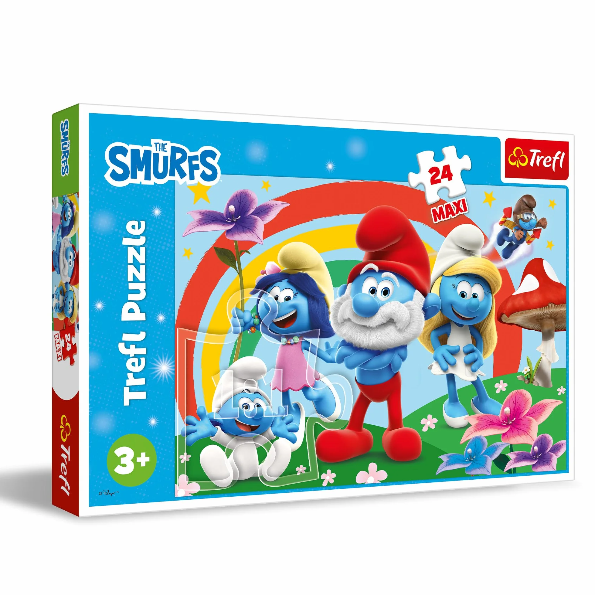 Puzzle 24 maxi Smerfny dzień TREFL