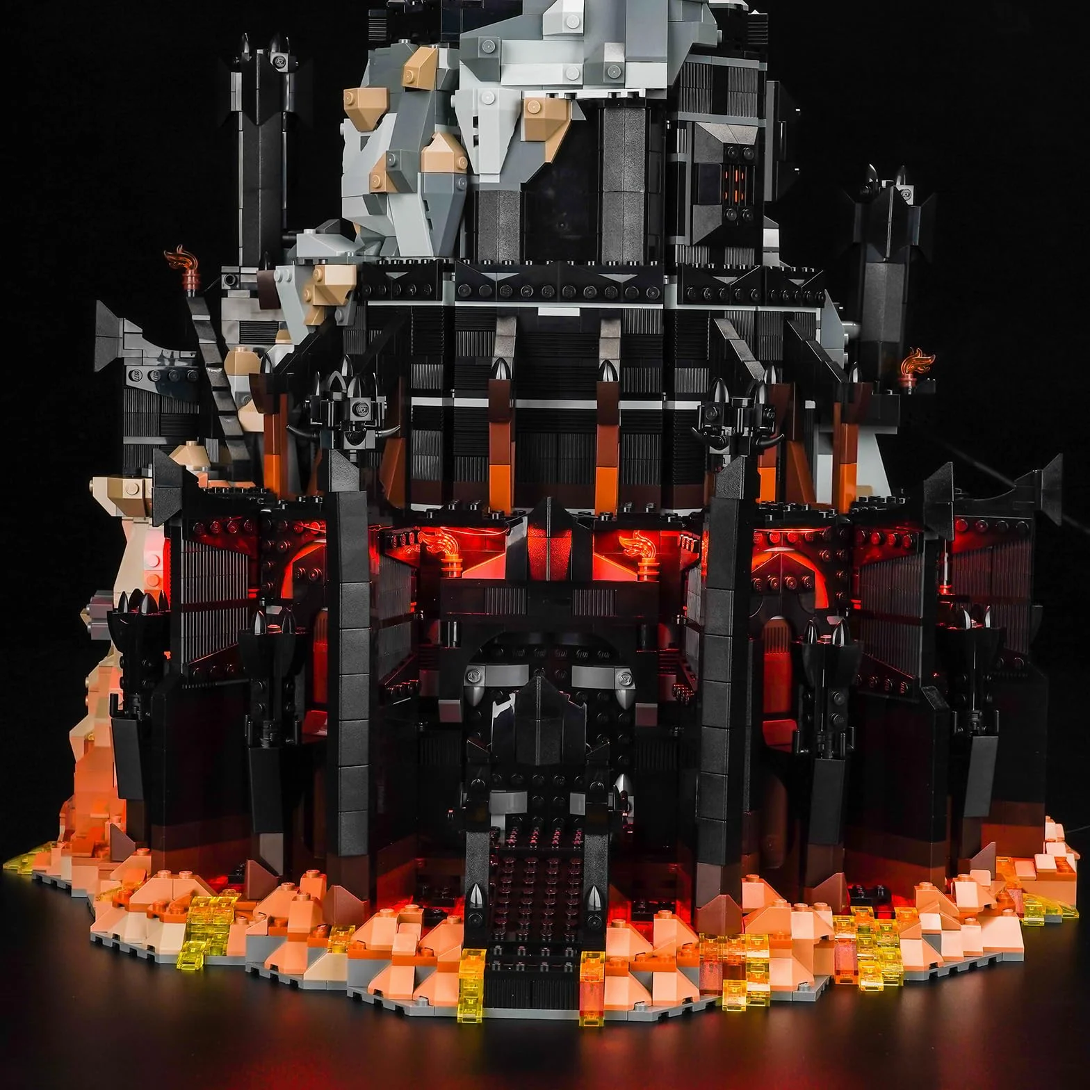 Zestaw świateł LED do modelu LEGO 10333 Władca Pierścieni Barad-dûr, zestaw oświetlenia dekoracyjnego kreatywna zabawka, standardowa wersja (zestaw bez modelu)