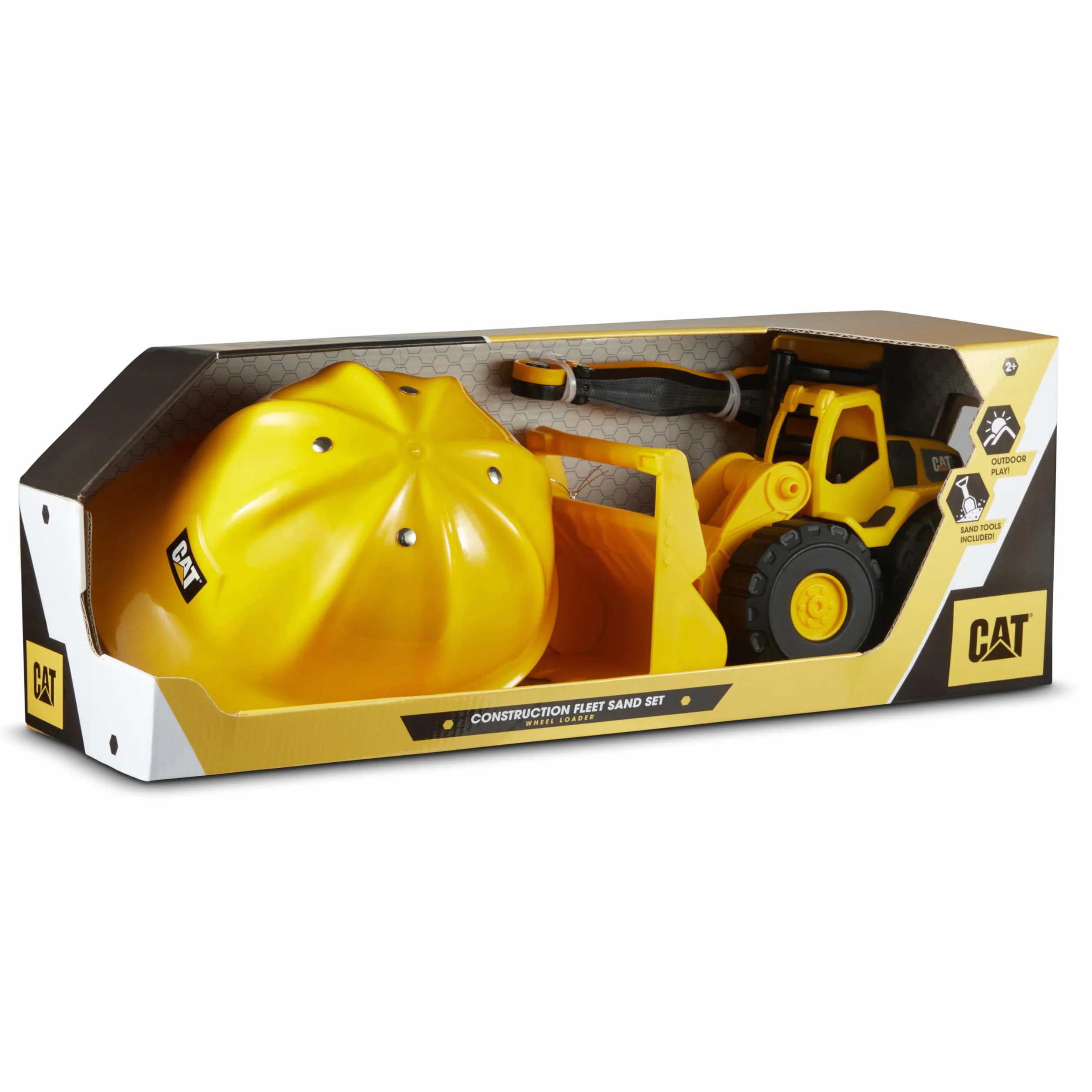 CATERPILLAR CAT-82063, Cargadora + Acos 26 cm Tough pojazdy budowlane, żółte