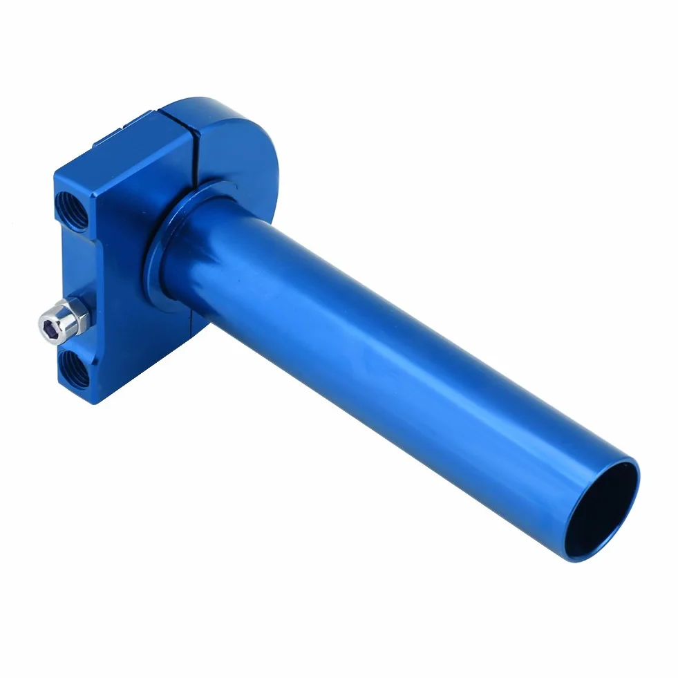 Uchwyty przepustnicy 7/8" 22 mm do motocykla skutera rower niebieski