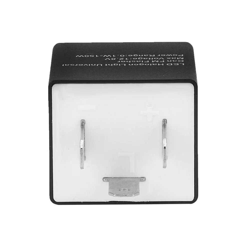 Przekaźnik kierunkowskazów 3-pinowych, LED, 12 V, 24 V, 3-biegunowy, regulowany kierunkowskaz, przekaźnik do samochodów, motocykli