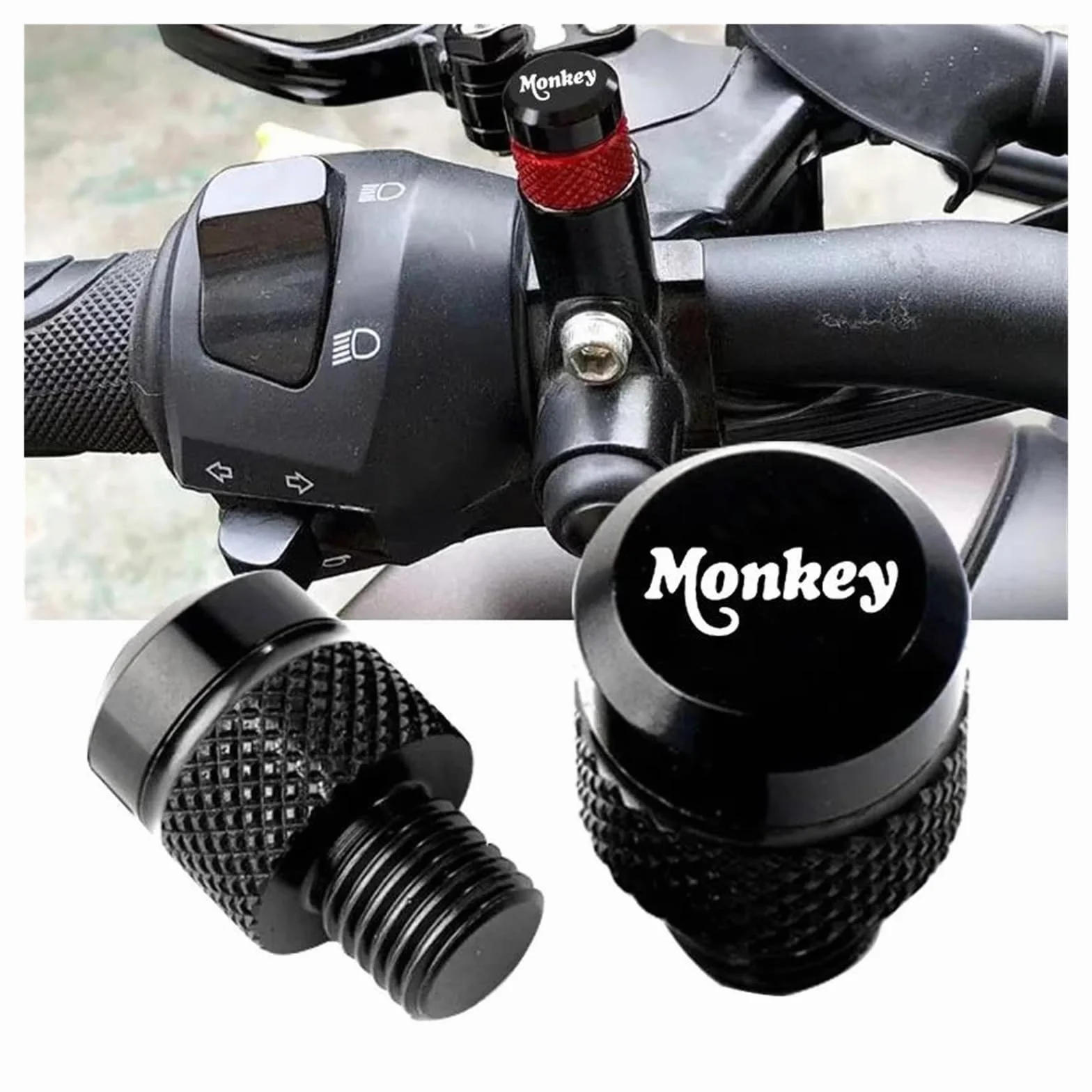 Śruby Do Zaślepek Otworów Lusterka, Śruby, Osłona Do H&ONDA Z 125 Z-125 Monkey(Gold)