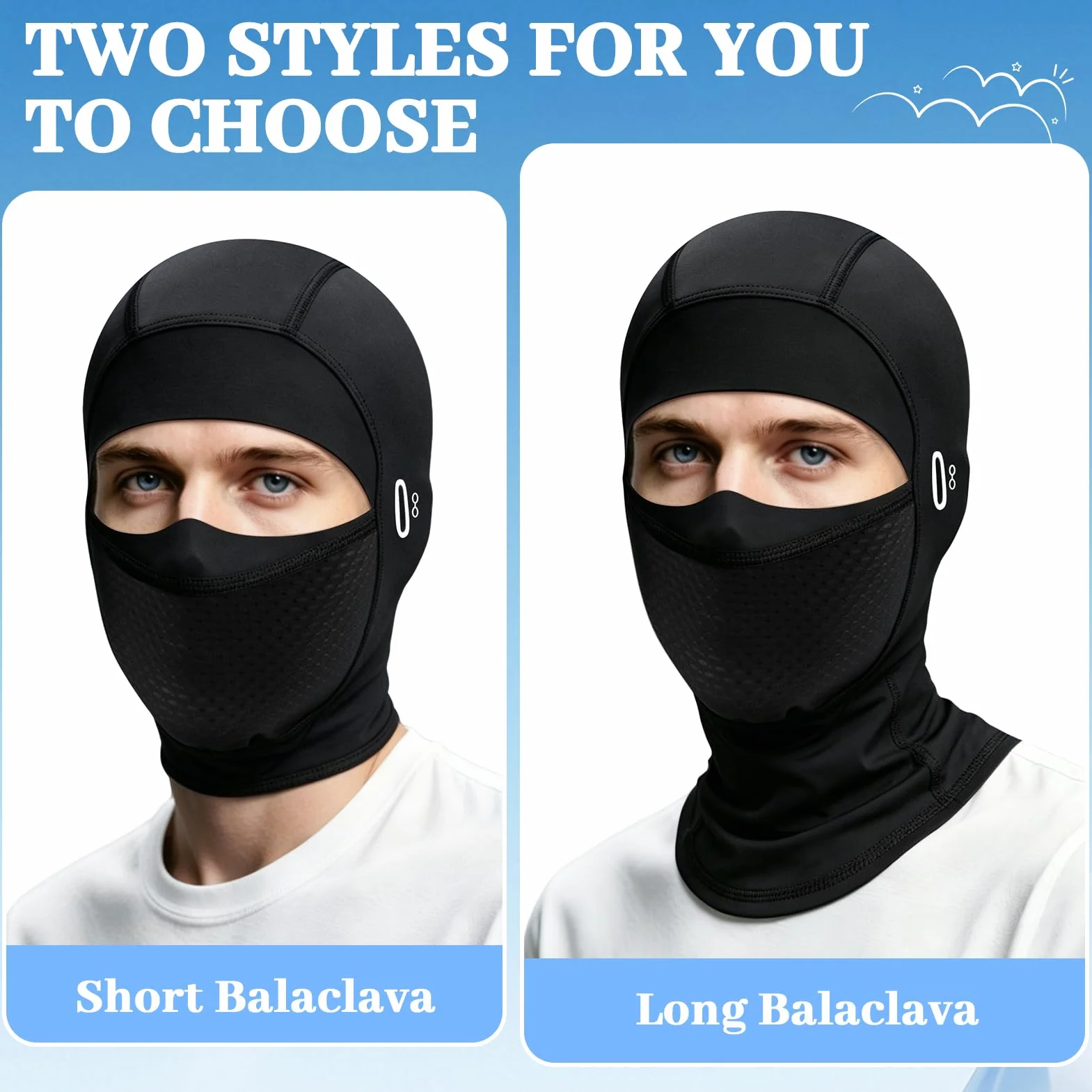 Kominiarka Motocyklowa Oddychająca Ochrona UV Balaclava Maska Kolarska Elastyczny Jeden Rozmiar