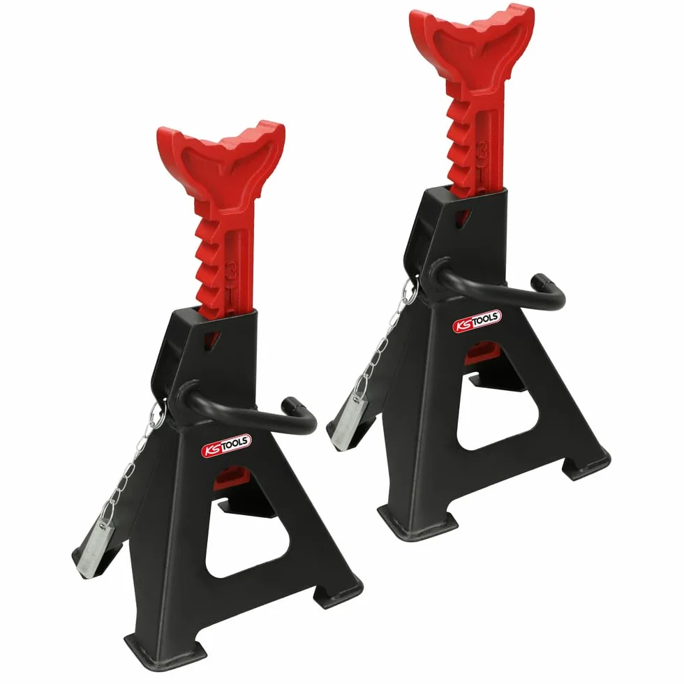 KS Tools 160.0370 Stalowa podpórka pod nadwozie z szybkaregulacja, 3 t, w parze