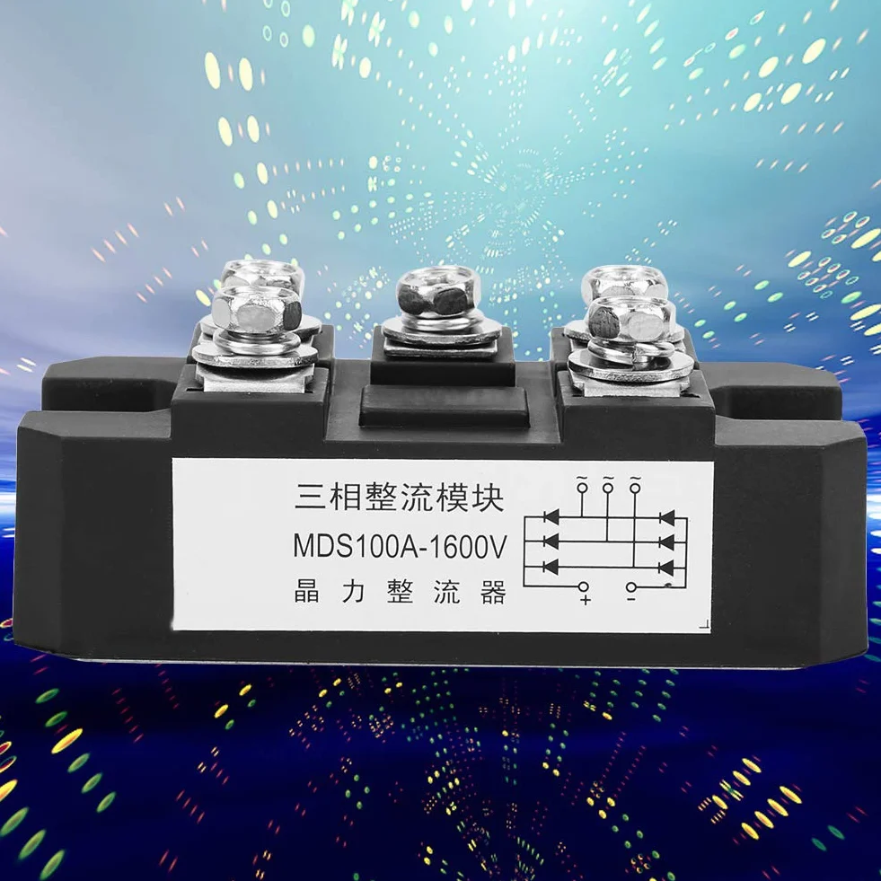 Moduł prostownika mostka diodowego 3-fazowy MDS-100A 1600V 5 zacisków