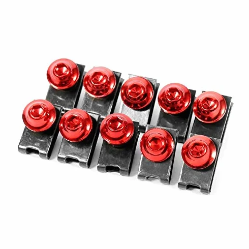 Keenso Śruby do nadwozia owiewki motocykla 5x16 mm M6 zestaw