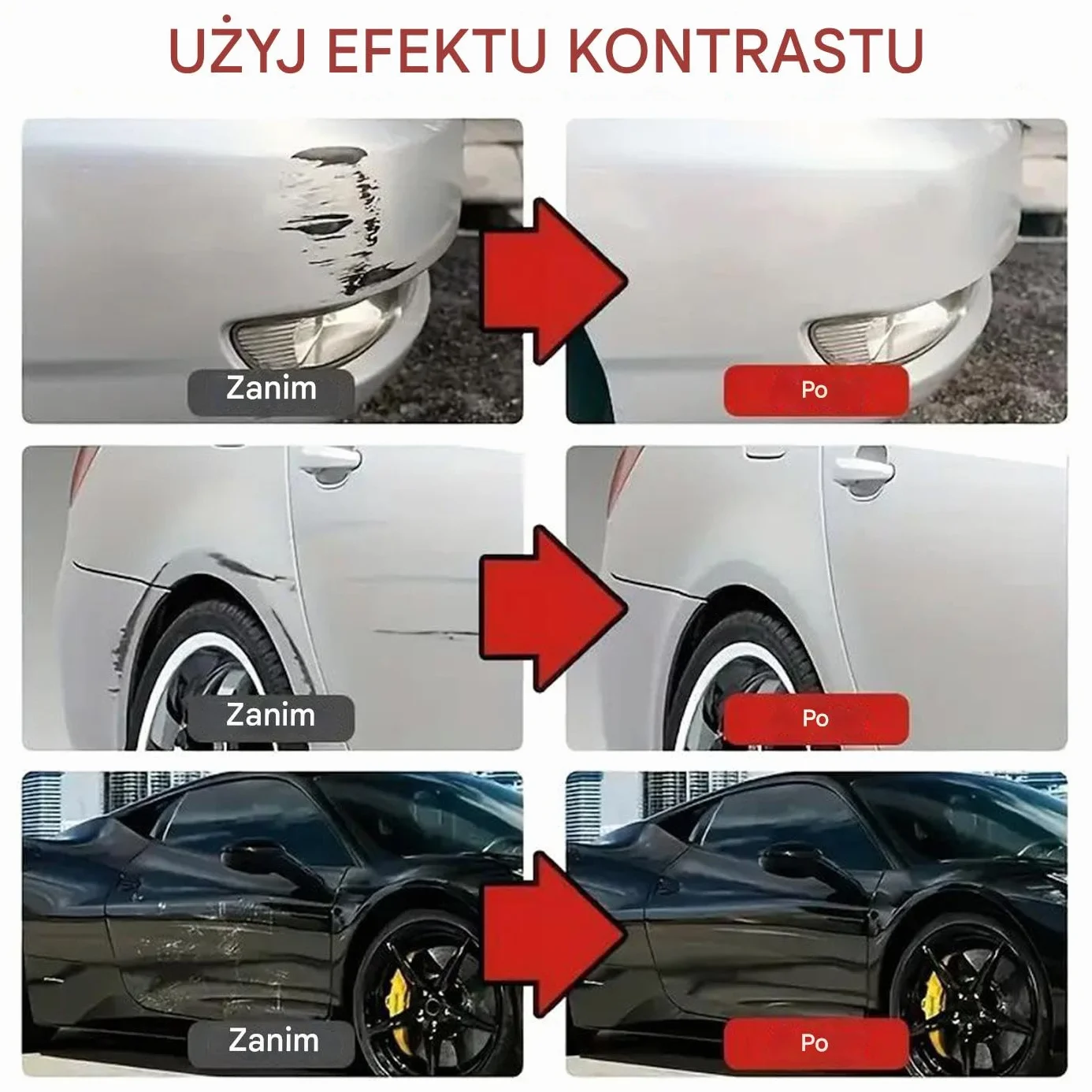 Wosk do usuwania zarysowań samochodowych 100ml Naprawa lakieru