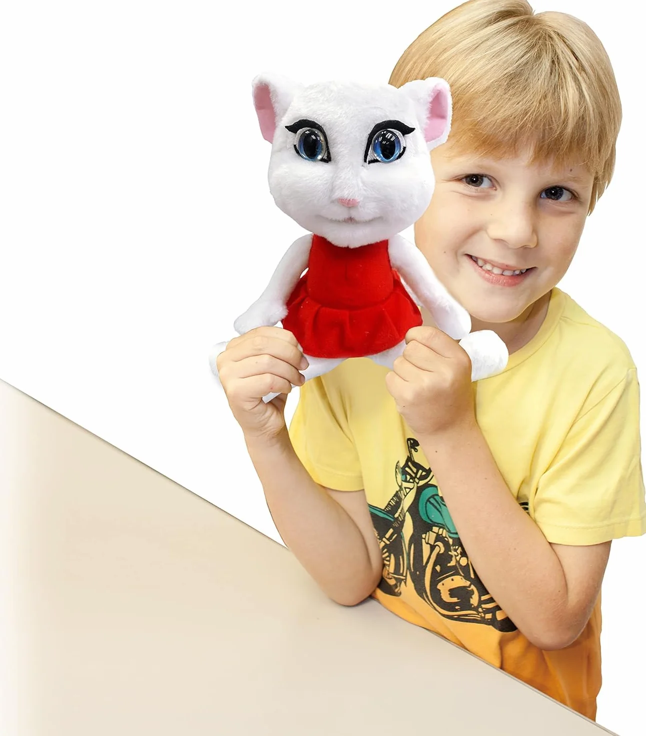 Talking Friends Talking Angela animowana interaktywna przytulanka pluszowa zabawka z talkback 30 cm wysokości