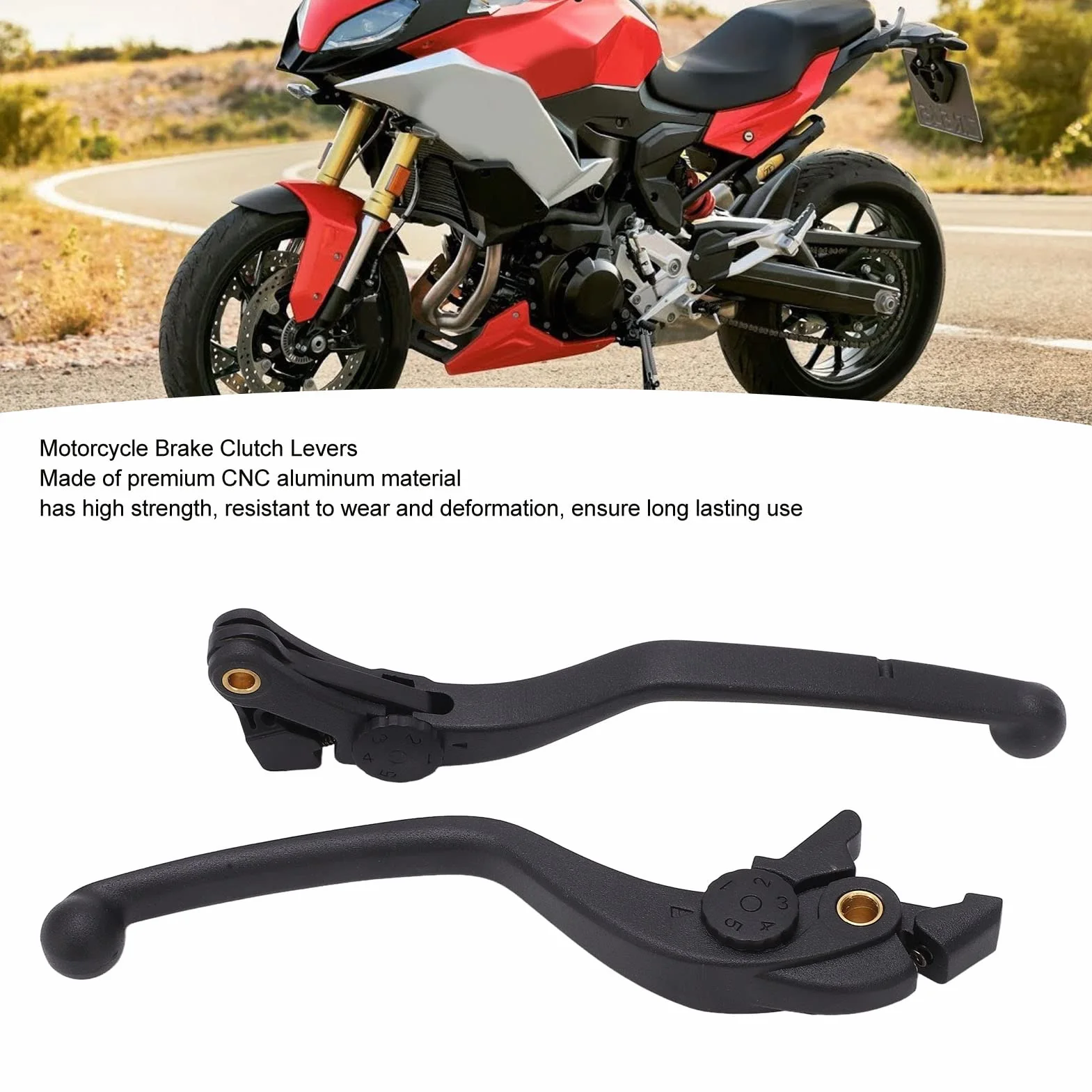 KIMISS Dźwignia Sprzęgła Hamulca Motocykla CNC Aluminium Lewy Prawy Uchwyt dla F900R F900XR 2020-2022