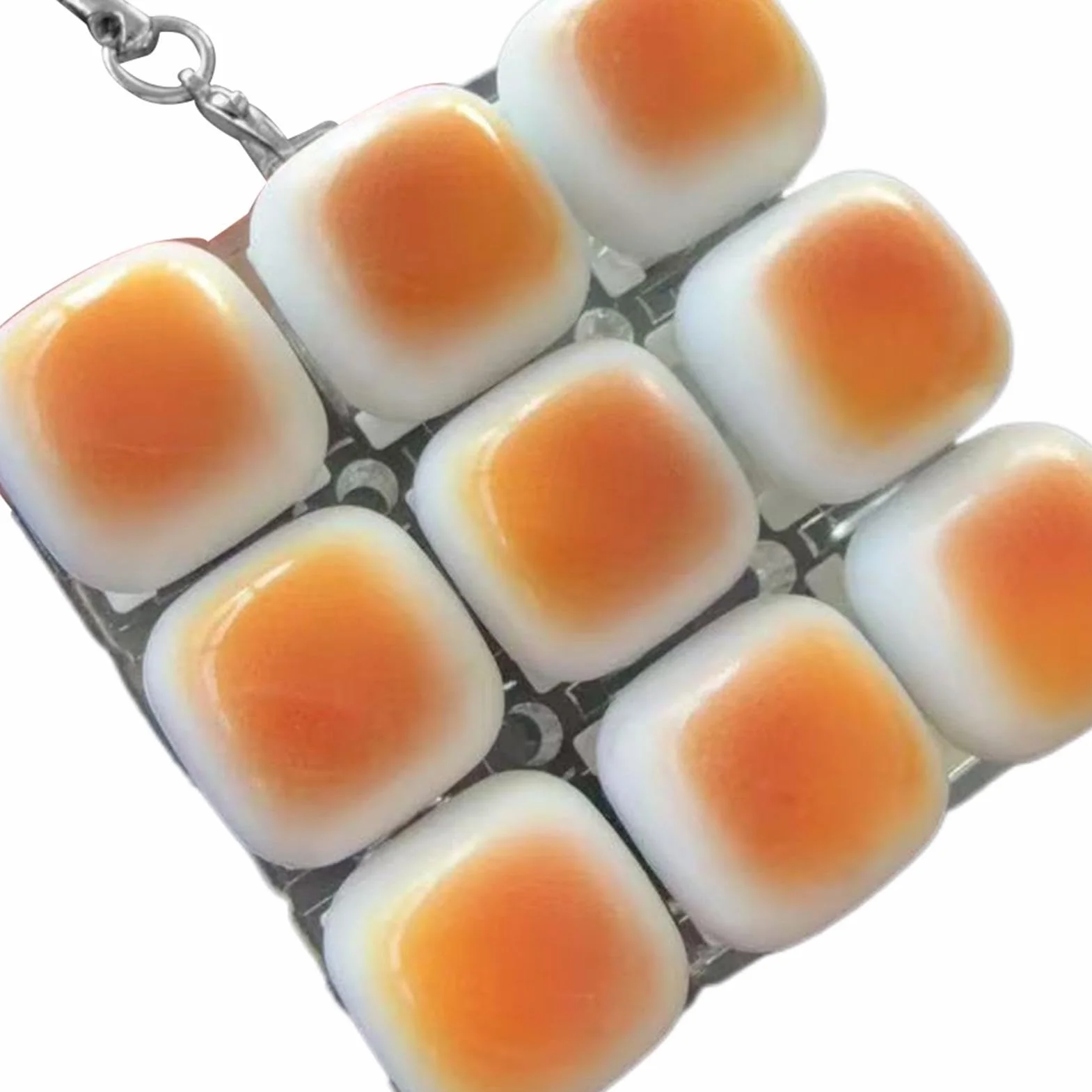 Keyboard Fidget, Fidget Keyboard, Bread Keyboards Fidgets, Anti-Stress Toy, Stress Relief Keychain, Portable Fun Play Bread Keyboards For Kids Teens Adults Programmers