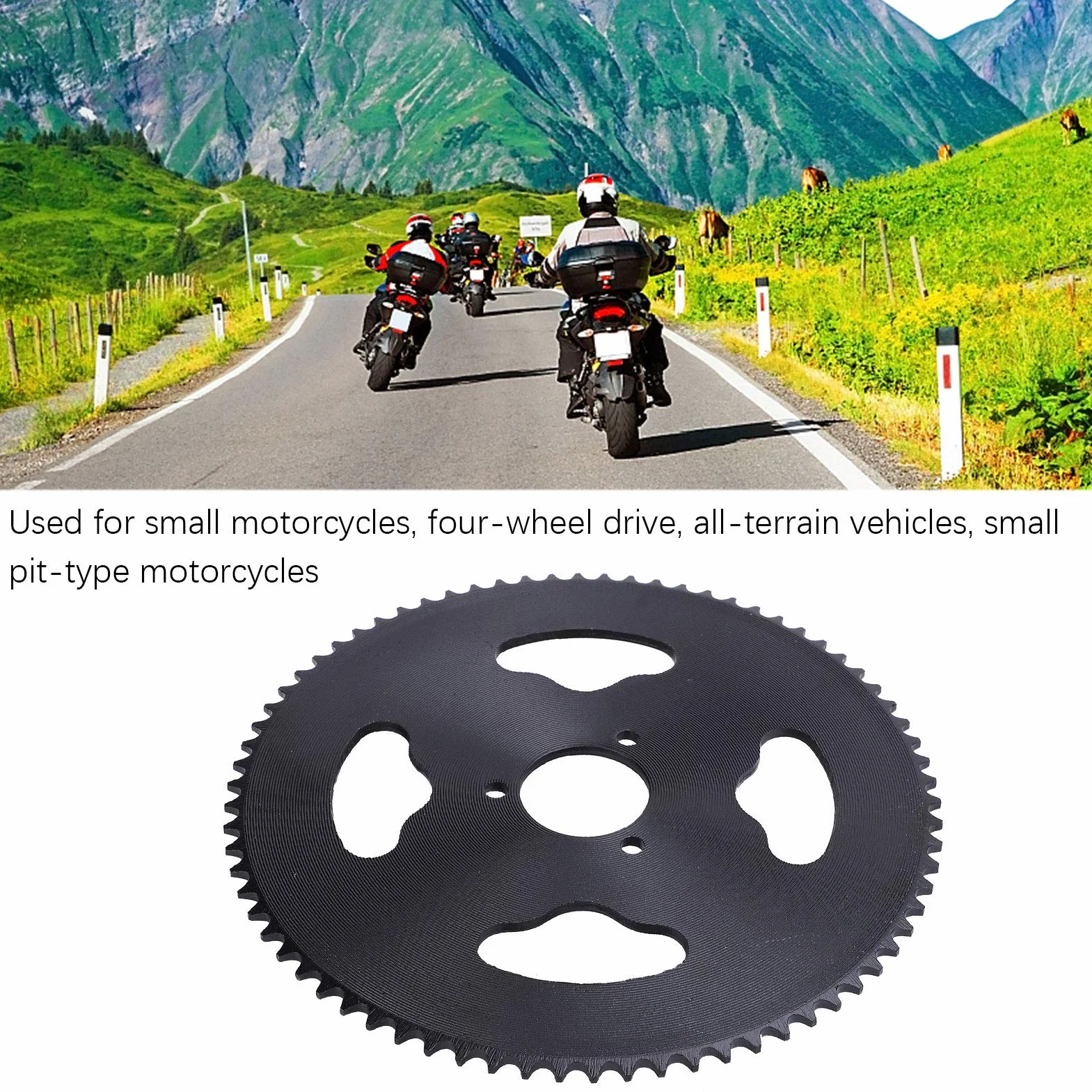 Tylna Zębatka, T8F 74T Ząb 35MM Stalowa Tylna Zębatka Trwałe Akcesoria Zamienne do Motocykli