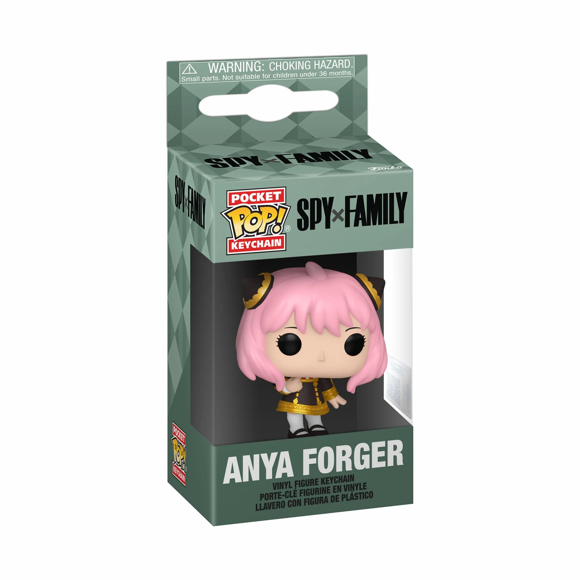 Funko Pop! Brelok: Spy X Family - Anya Forger - Spy X Family Nowość Brelok - Kolekcjonerska mini figurka - Wypełnienie pończoch - Pomysł na prezent - Oficjalny towar - Fani anime - Wystrój plecaka